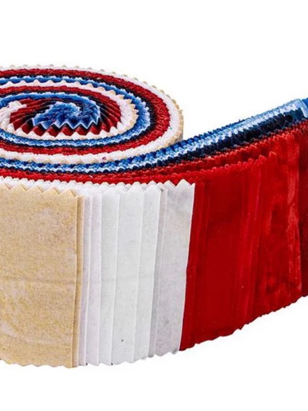 Freedom Flair cotton batik jelly roll by Riley Blake